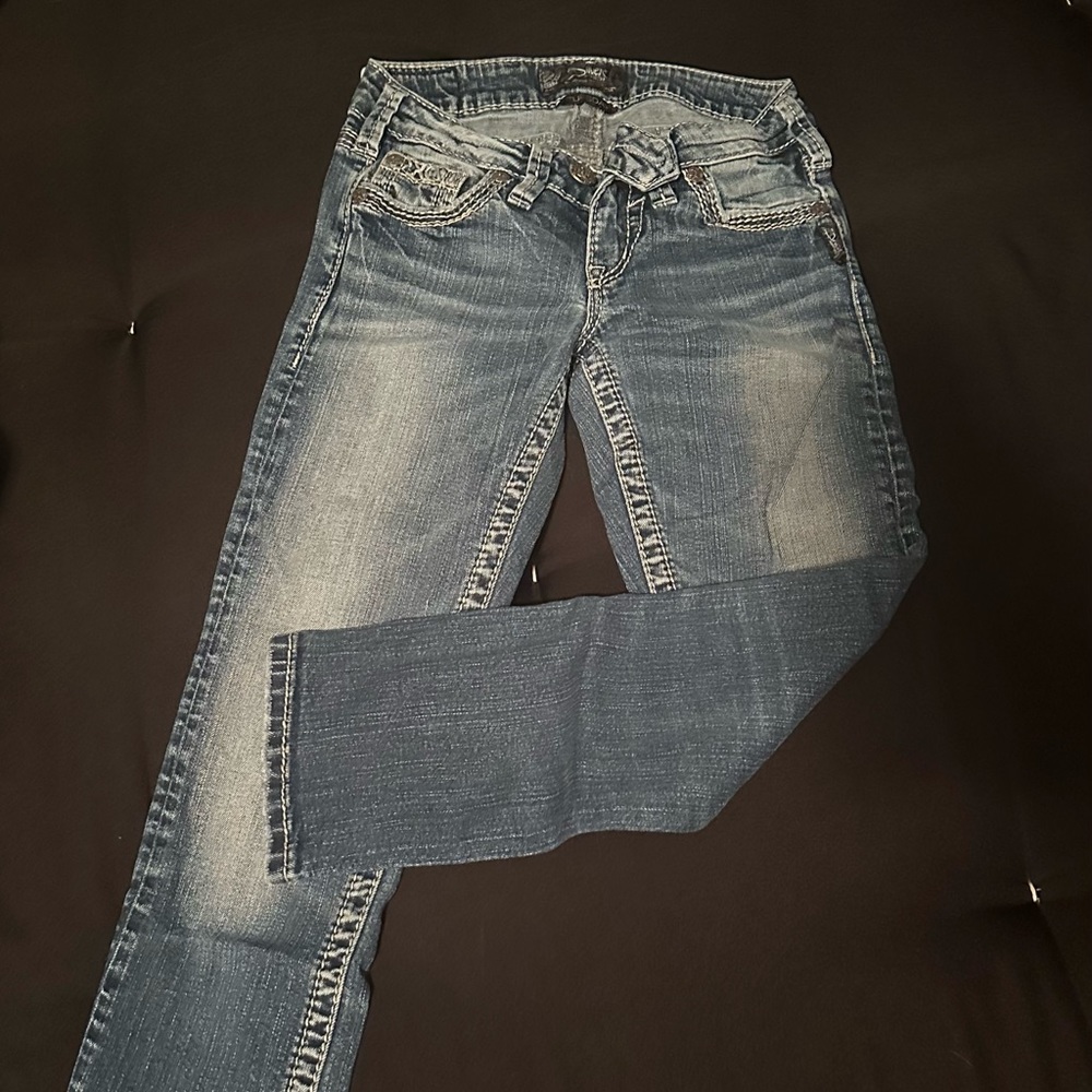 Women’s silver capri